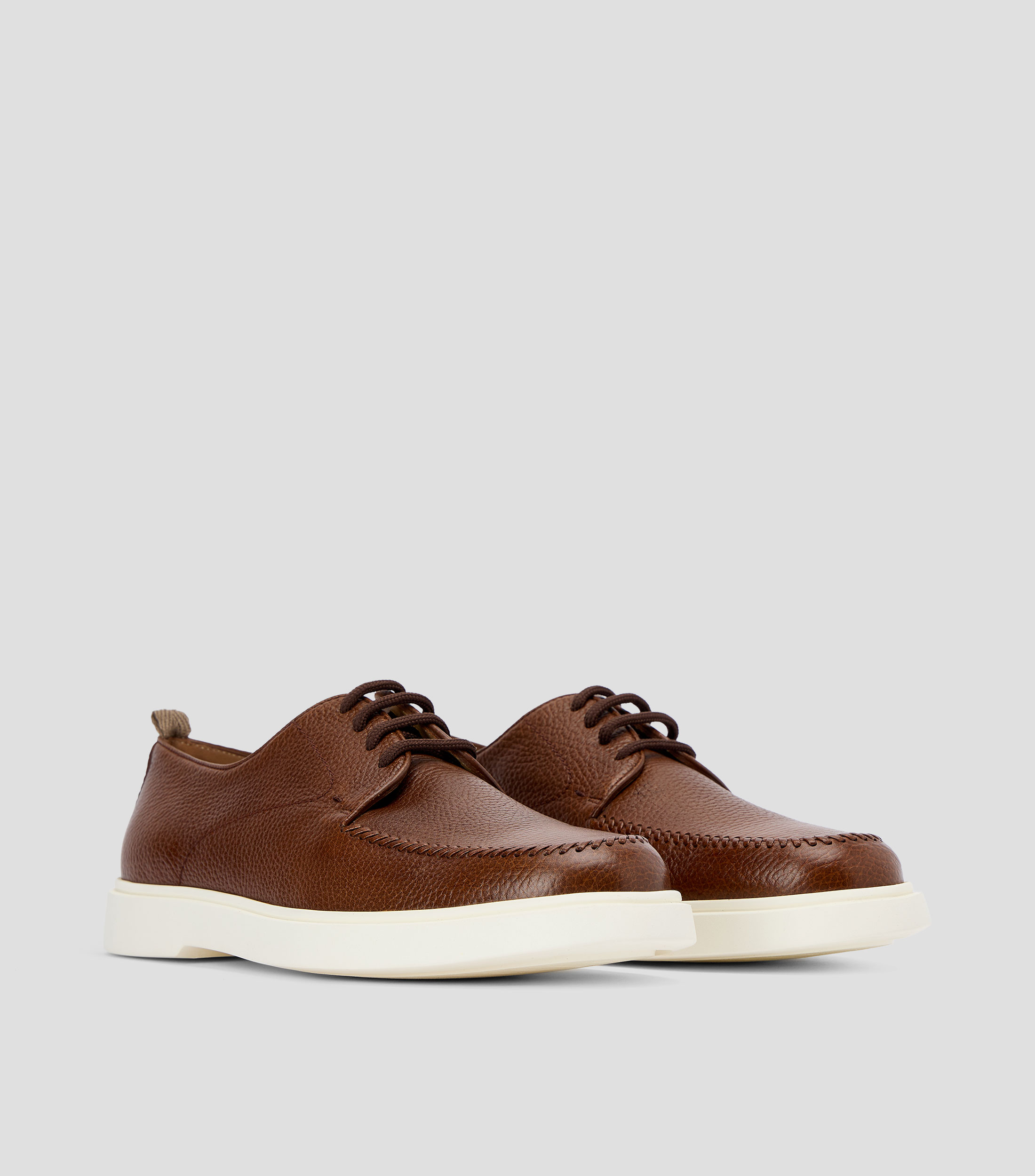 Zapatos casuales derby en piel Hombre